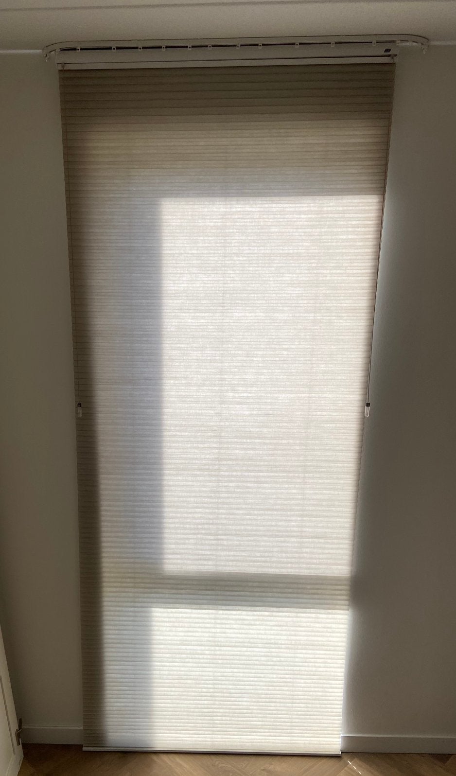 Beige Plisségordijn Luxaflex, Ophalen, Overige materialen, Beige, 106 cm