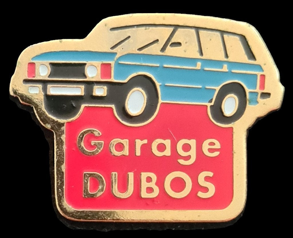Garage Dubos pin, Verzamelen, Speldjes, Pins en Buttons, Verzenden, Nieuw, Transport, Speldje of Pin