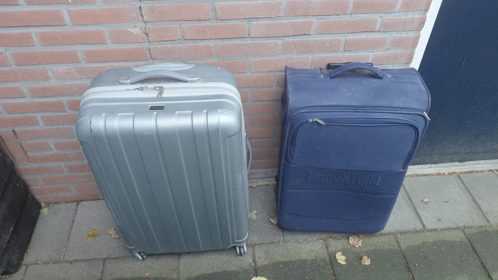 Opvouwbaar logeerbed met matras, Gebruikt, 70 cm of meer, 55 cm of meer, Metaal