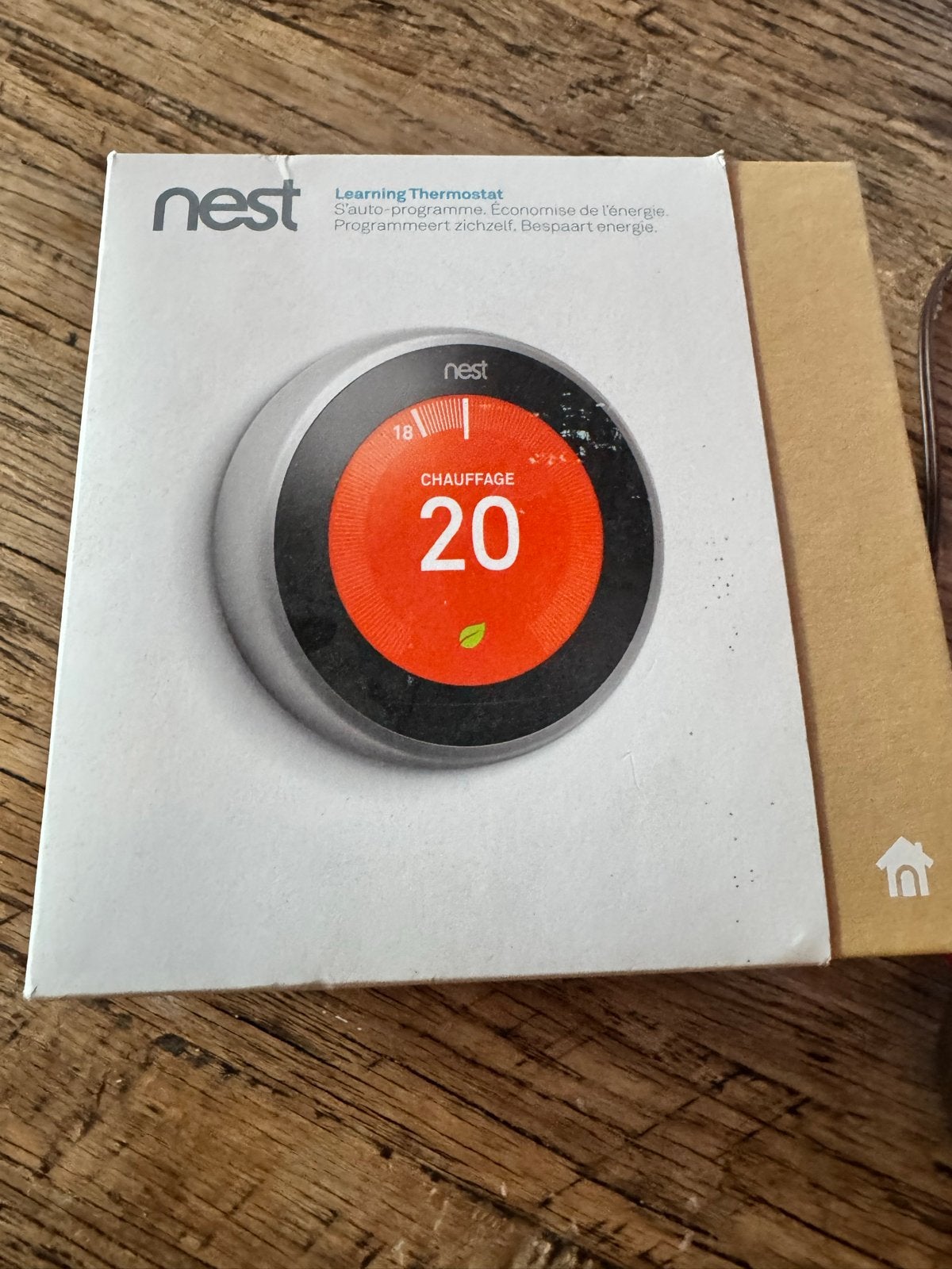 Nest thermostaat met heatlink v2, Ophalen of Verzenden, Slimme thermostaat, Gebruikt