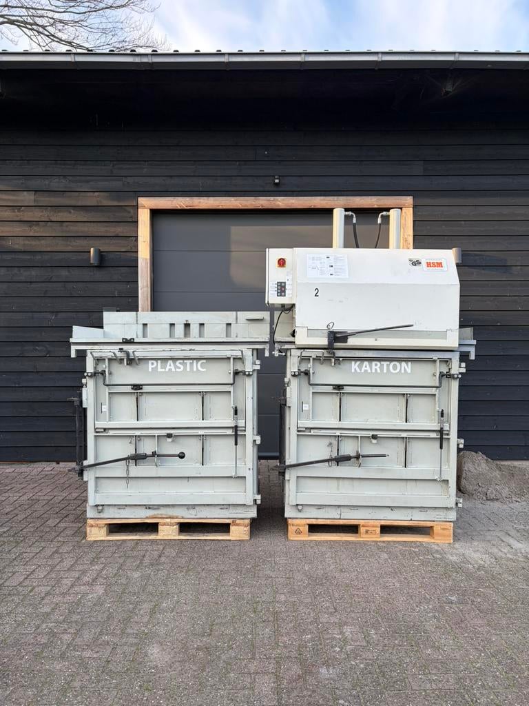 HSM MKP180 | 2 kamerpers | Papierpers | Plasticpers, Ophalen of Verzenden, Zo goed als nieuw
