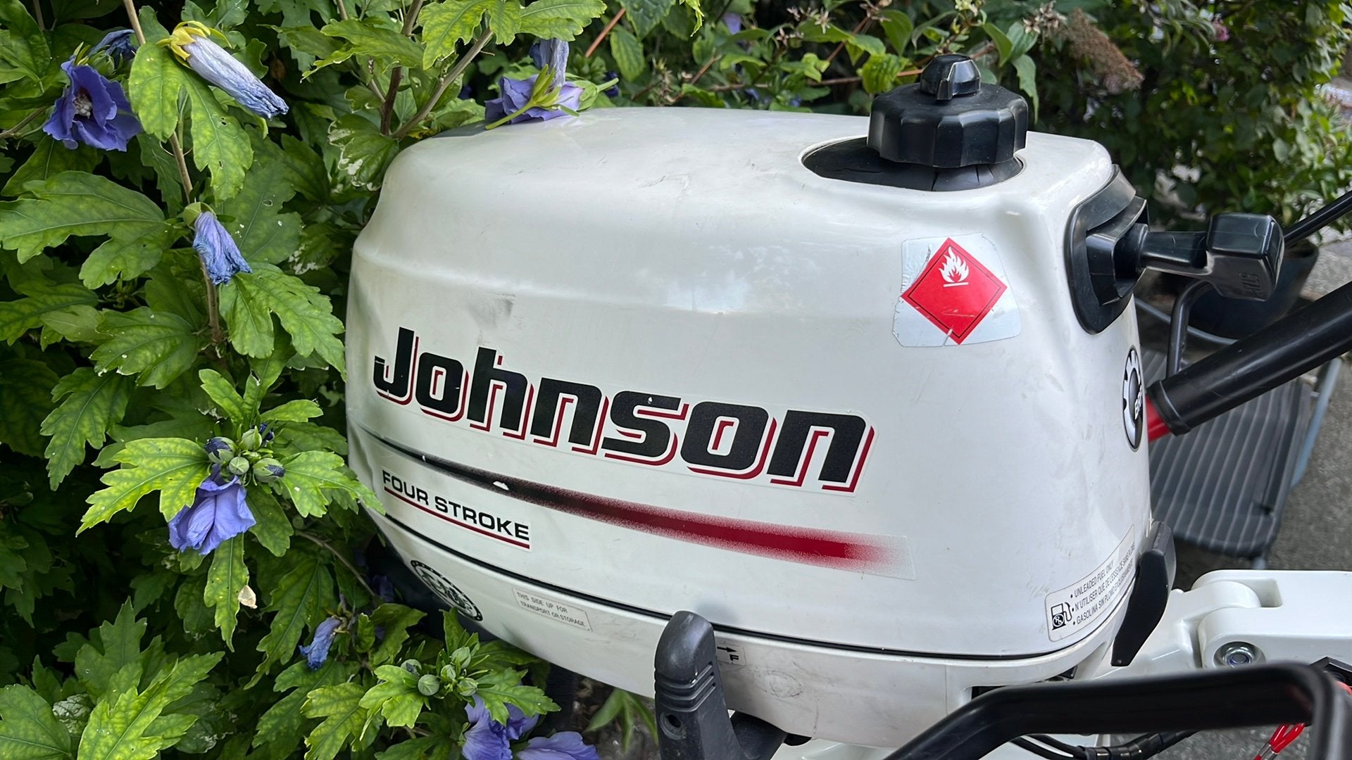 Johnson buitenboordmotor 6pk 4takt kortstaart, Watersport en Boten, Buiten- en Binnenboordmotoren, Ophalen, Gebruikt, 5 tot 10 pk