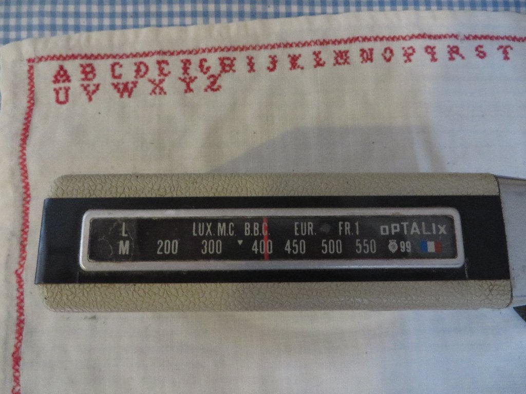 Optalix transistorradio, Ophalen of Verzenden, Gebruikt, Transistorradio