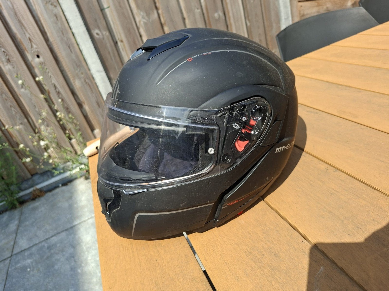 MT Helmets Systeemhelm - Mat Zwart Maat M, Overige merken, M, Systeemhelm, Heren