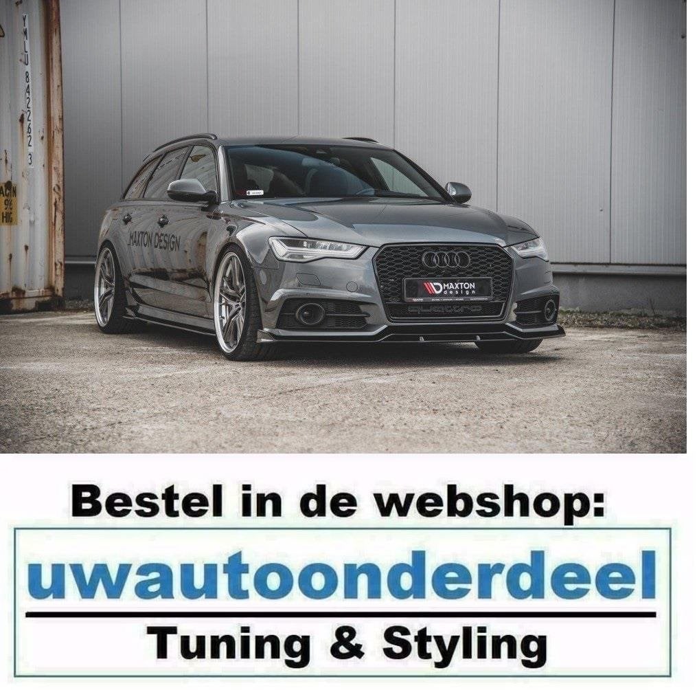 Maxton Spoiler Splitter Lip Voor Audi A6 C7 S Line Facelift, Verzenden, Automotive Parts, A.parts@hotmail.nl, Trasmolenlaan 12 3447 GZ Woerden