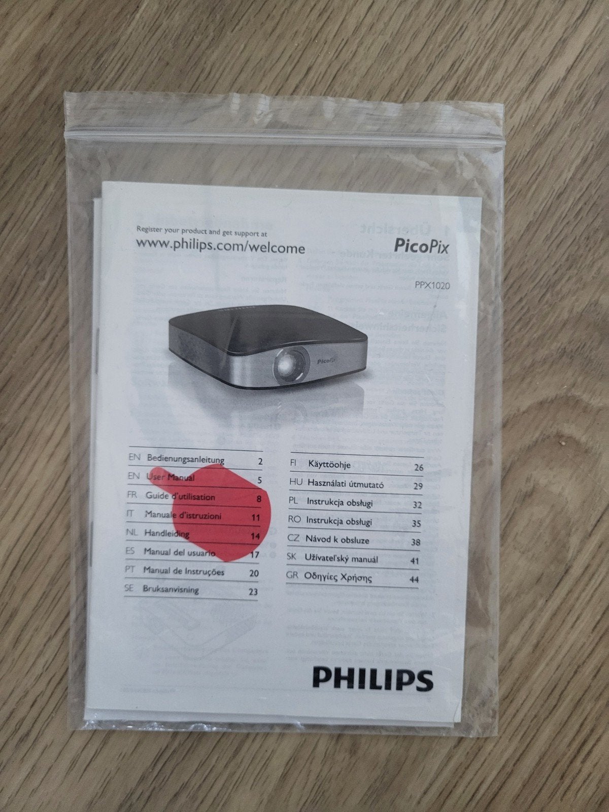 Nieuwe Philips PicoPix PPX1020 Mini-Projector, Audio, Tv en Foto, Beamers, Philips, LED, Nieuw, Ophalen of Verzenden