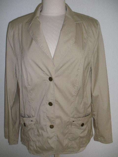 FRANK WALDER colbert beige maat 42, Kleding | Dames, Beige, Maat 42/44 (L), Ophalen of Verzenden, Zo goed als nieuw
