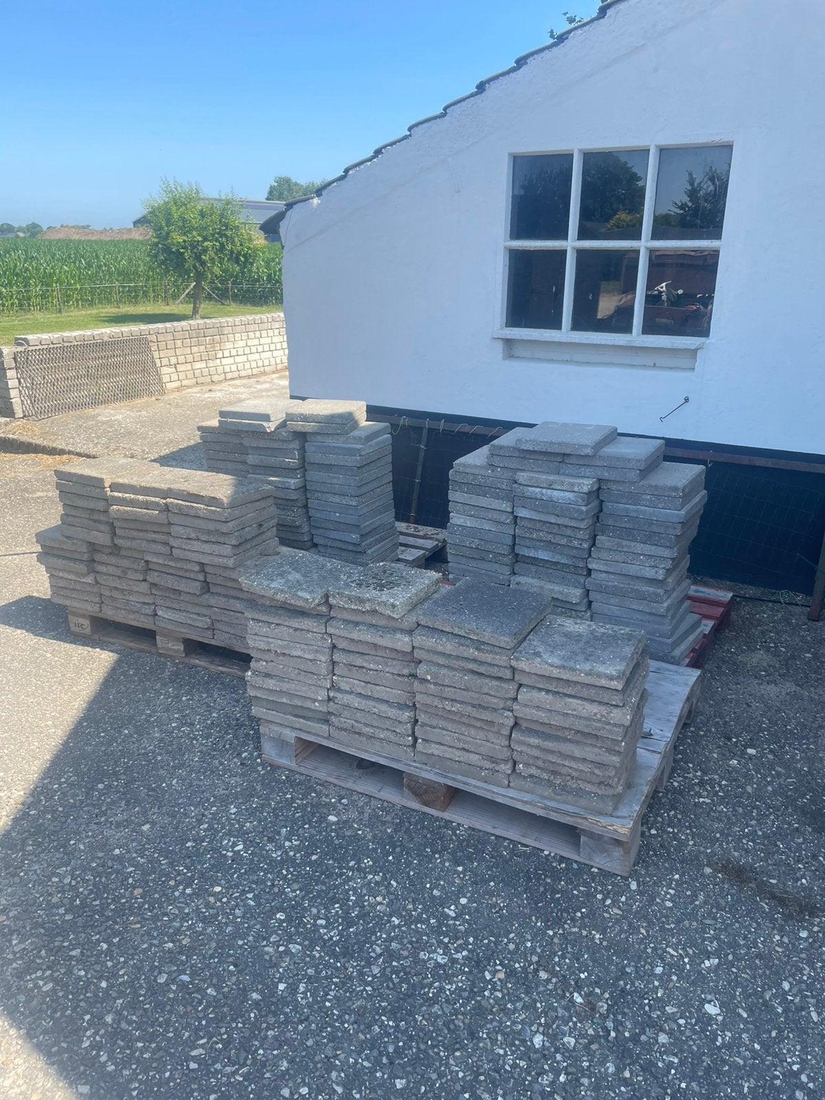 200 30x30 tegels 4 dik gratis ophalen, Tuin en Terras, Ophalen, Zo goed als nieuw, Hout