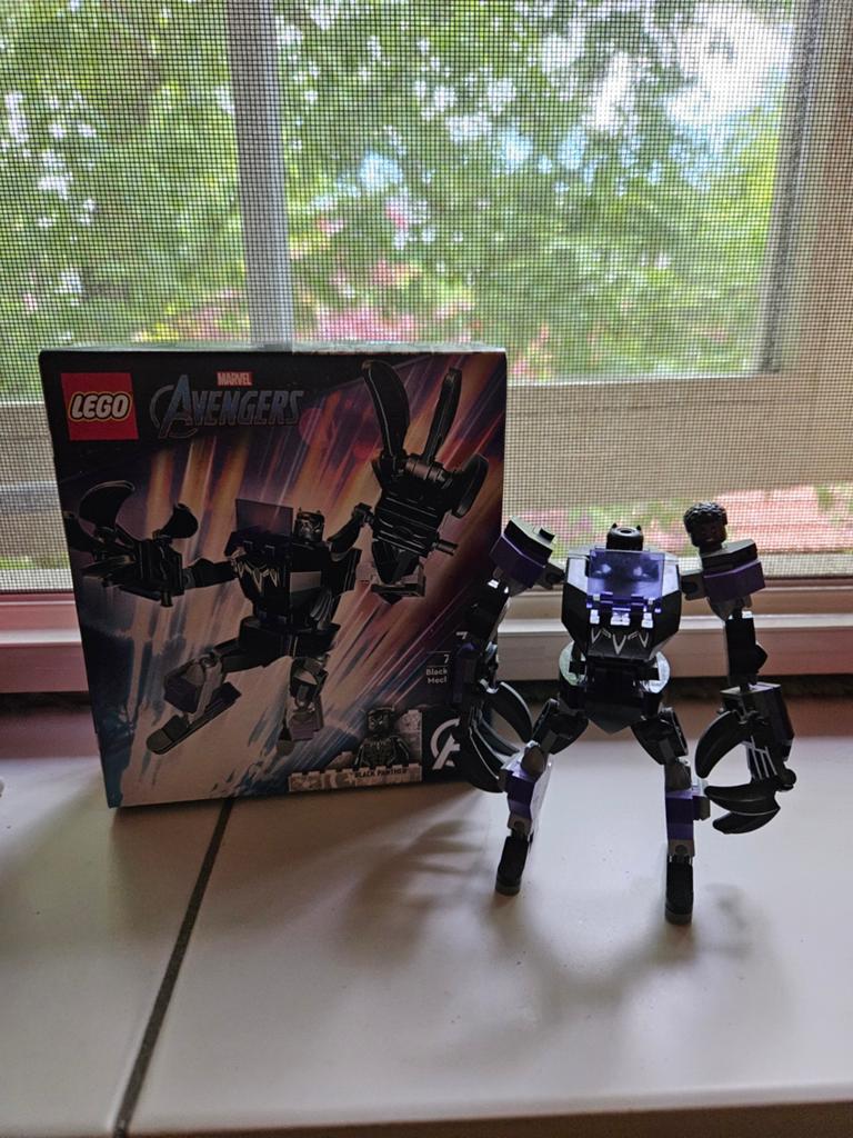 Lego Black Panther Mech Armor 76204 compleet, Kinderen en Baby's, Speelgoed | Duplo en Lego, Zo goed als nieuw, Lego, Complete set