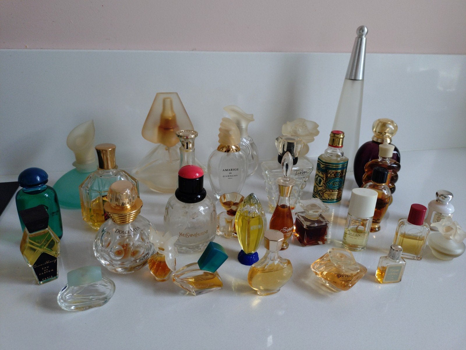 Collectie Vintage Parfumflesjes inclusief miniaturen, Ophalen, Miniatuur