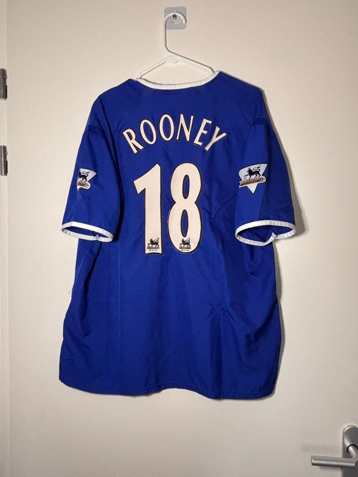 Everton FC 2003/2004 Wayne Rooney #18 Debutshirt Puma XL, Maat XL, Verzenden, Zo goed als nieuw, Shirt