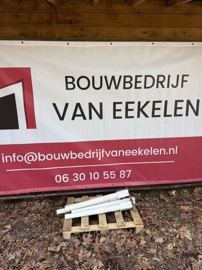 Balustrade poten, Ophalen of Verzenden, Zo goed als nieuw, Hout, Sierhekwerk