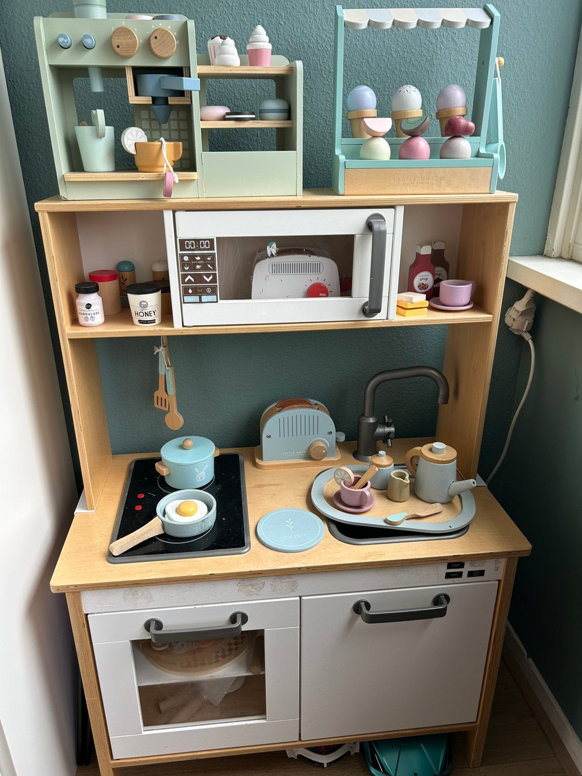 Ikea duktig keukentje little dutch, Kinderen en Baby's, Speelgoed | Houten speelgoed, Ophalen, Gebruikt, Meubelstuk of Keukentje