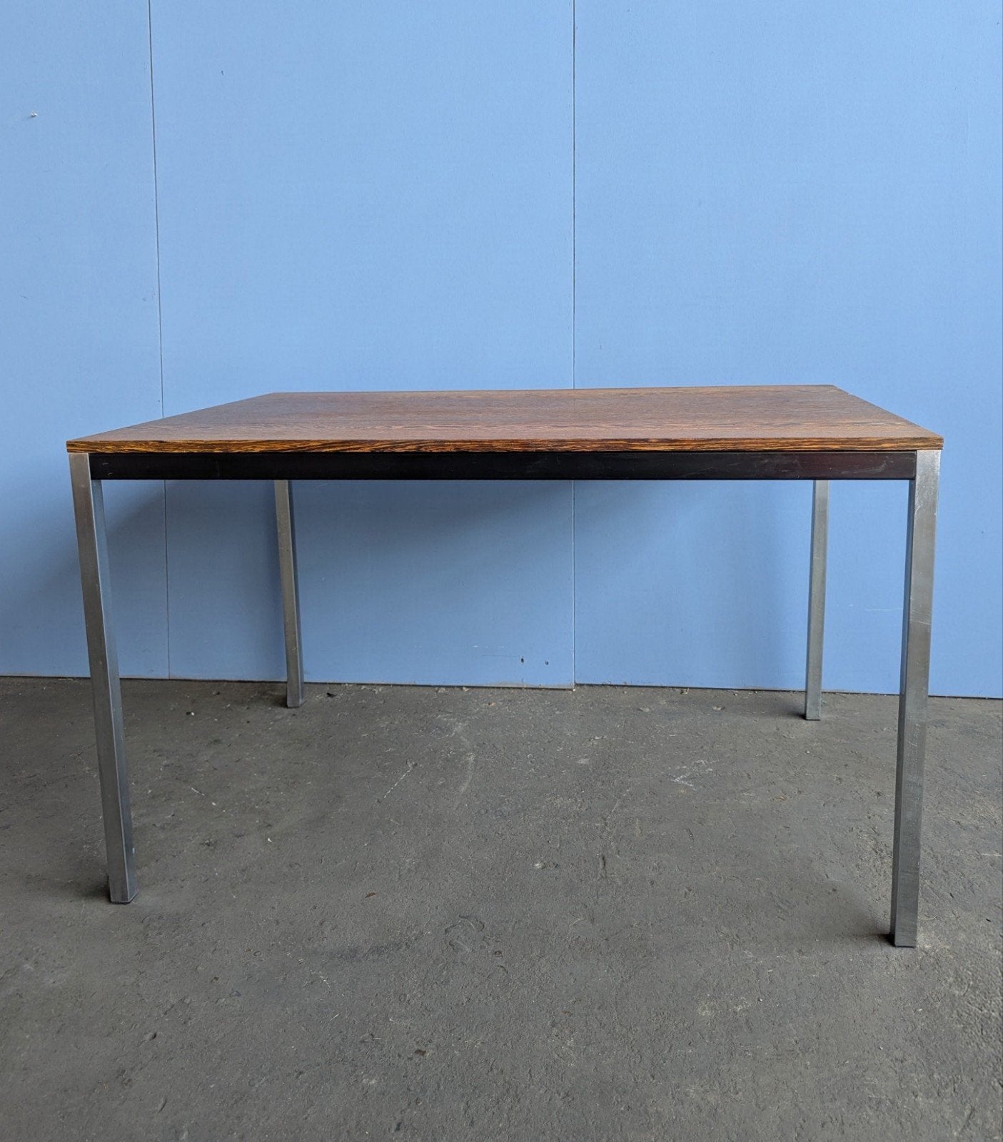 Minimalist TE52 bureau/ eettafel Martin Visser for Spectrum,, Gebruikt, 120 cm, Metaal, Ophalen of Verzenden
