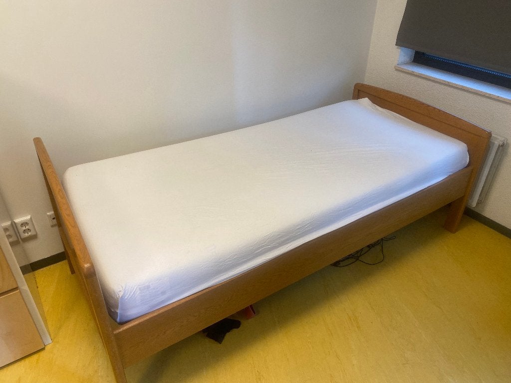 elektrisch eenpersoons bed 90x200, 90 cm, Eenpersoons, Wit, Ophalen of Verzenden