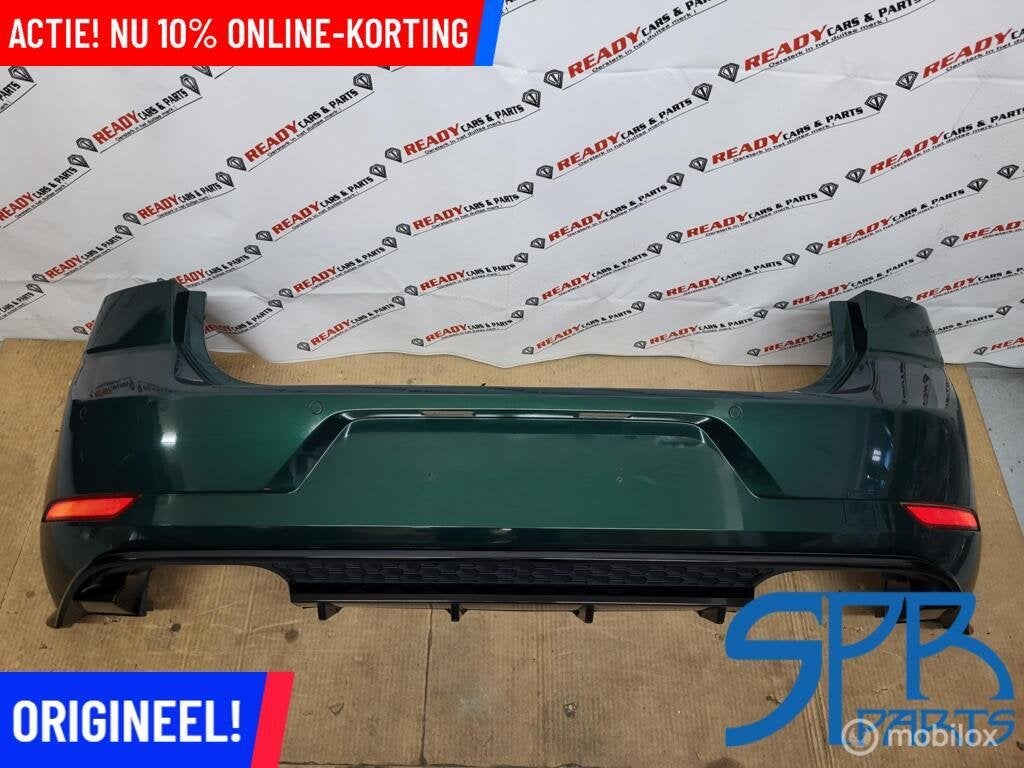 Achterbumper VW Golf 7 VII 7.5 R FACELIFT LC6M 5G6807417BQ, Gebruikt, Volkswagen, Ophalen of Verzenden, Achter