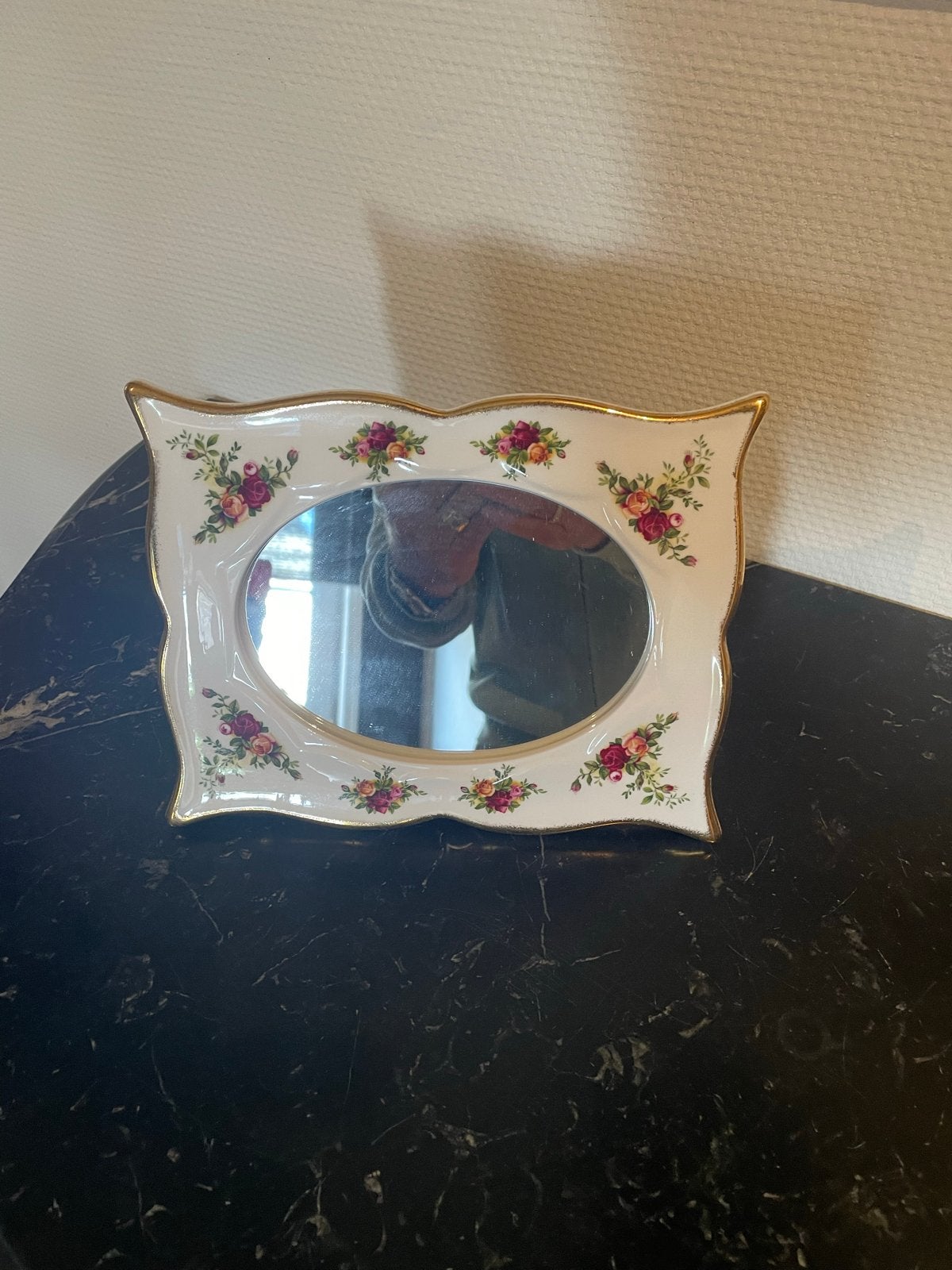 Decoratief Spiegeltje van Royal Albert Old Country Rose, Ophalen of Verzenden