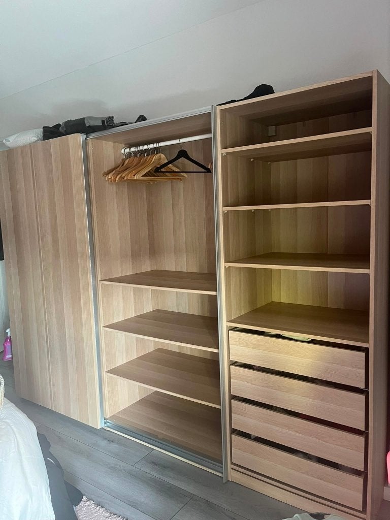 3 delige Ikea PAX kledingkast, Huis en Inrichting, Kasten | Kledingkasten, 200 cm of meer, Zo goed als nieuw, 200 cm of meer, 50 tot 75 cm