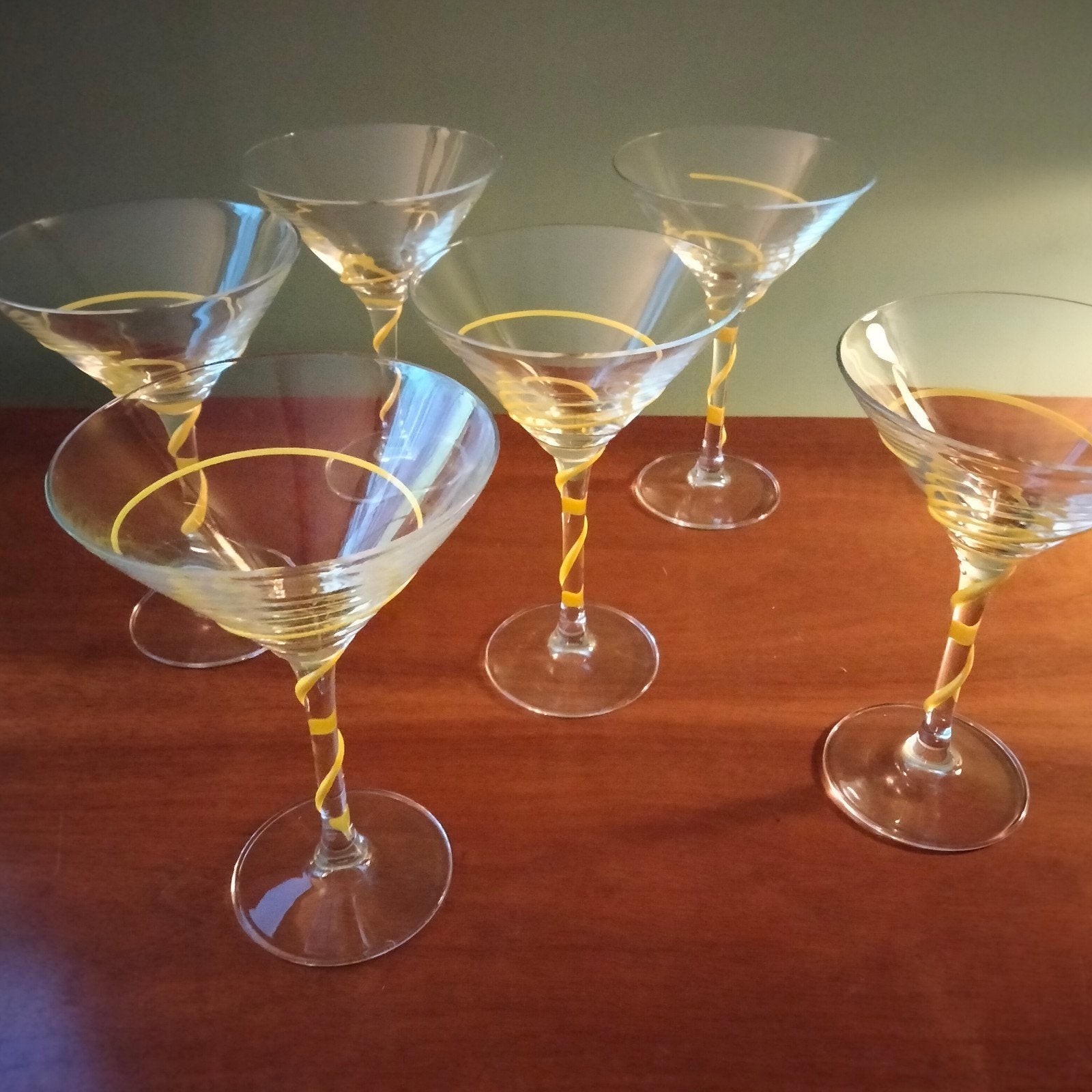cocktail glazen, Ophalen