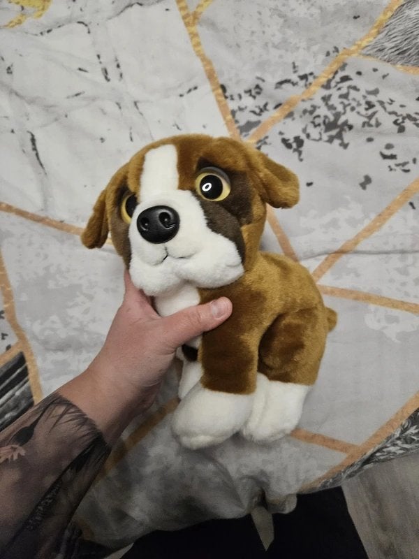Bruine bulldog knuffel -- Gamble Pleasure, Overige merken, Overige karakters, Overige typen, Ophalen of Verzenden