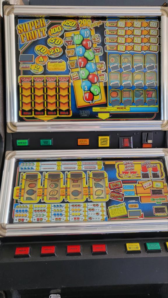 Zeer goedspelende nostalgische super fruit, Gulden, Ophalen of Verzenden, Gebruikt, Met sleutels