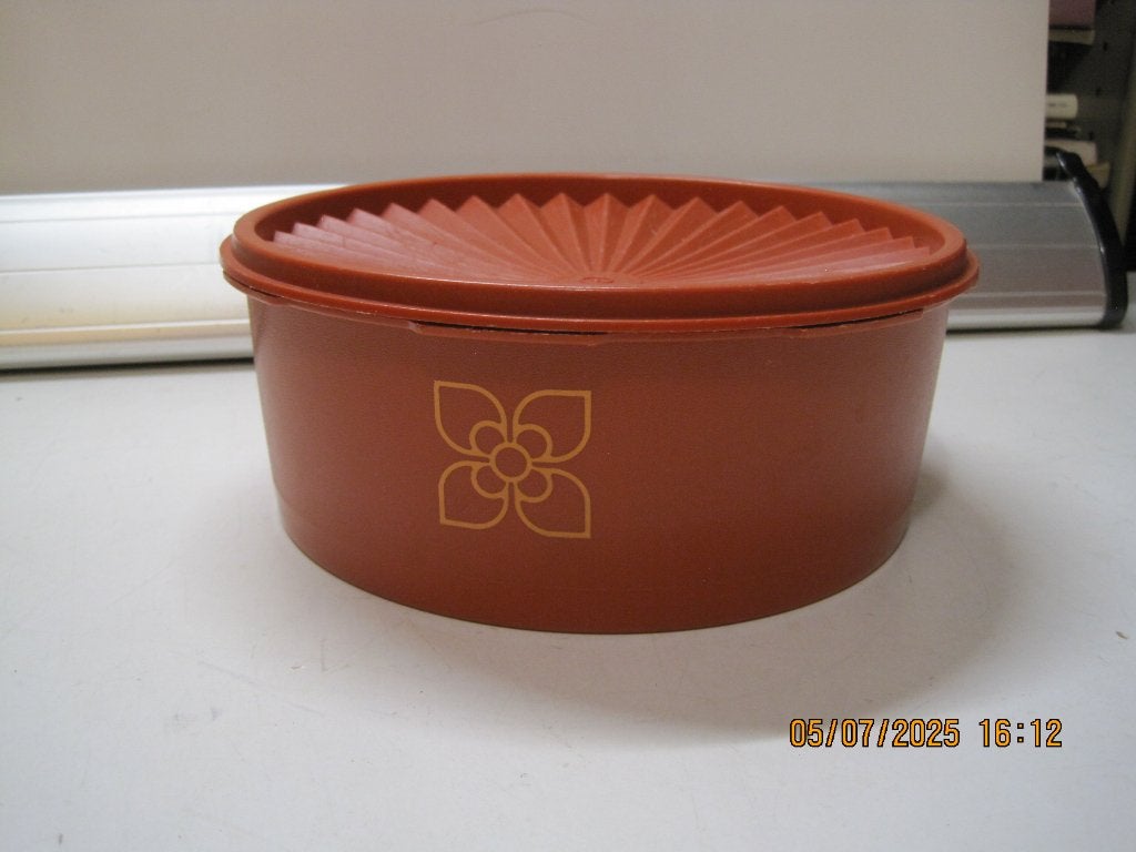 koektrommel van tupperware retro 21 cm dia (348), Verzamelen, Ophalen of Verzenden, Huis en Inrichting