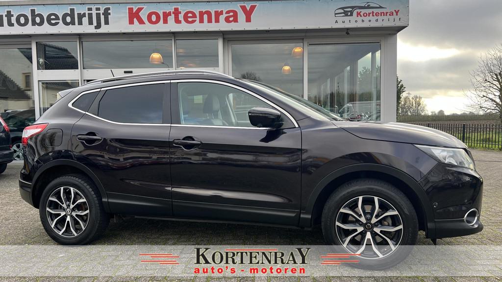 Nissan Qashqai 1.6 Tekna Navi,Leder,Panorama,Airco,Cruise-Co, Voorwielaandrijving, 1618 cc, Gebruikt, Euro 6