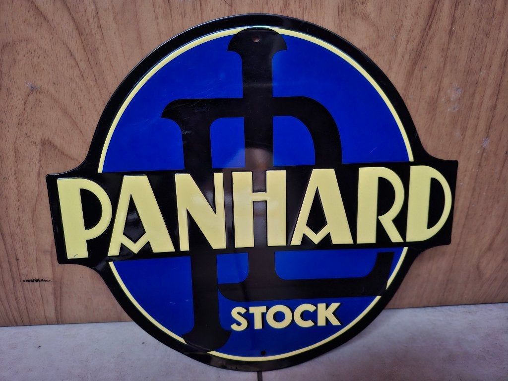 Reclamebord Panhard Stock, Ophalen of Verzenden, Nieuw, Auto's
