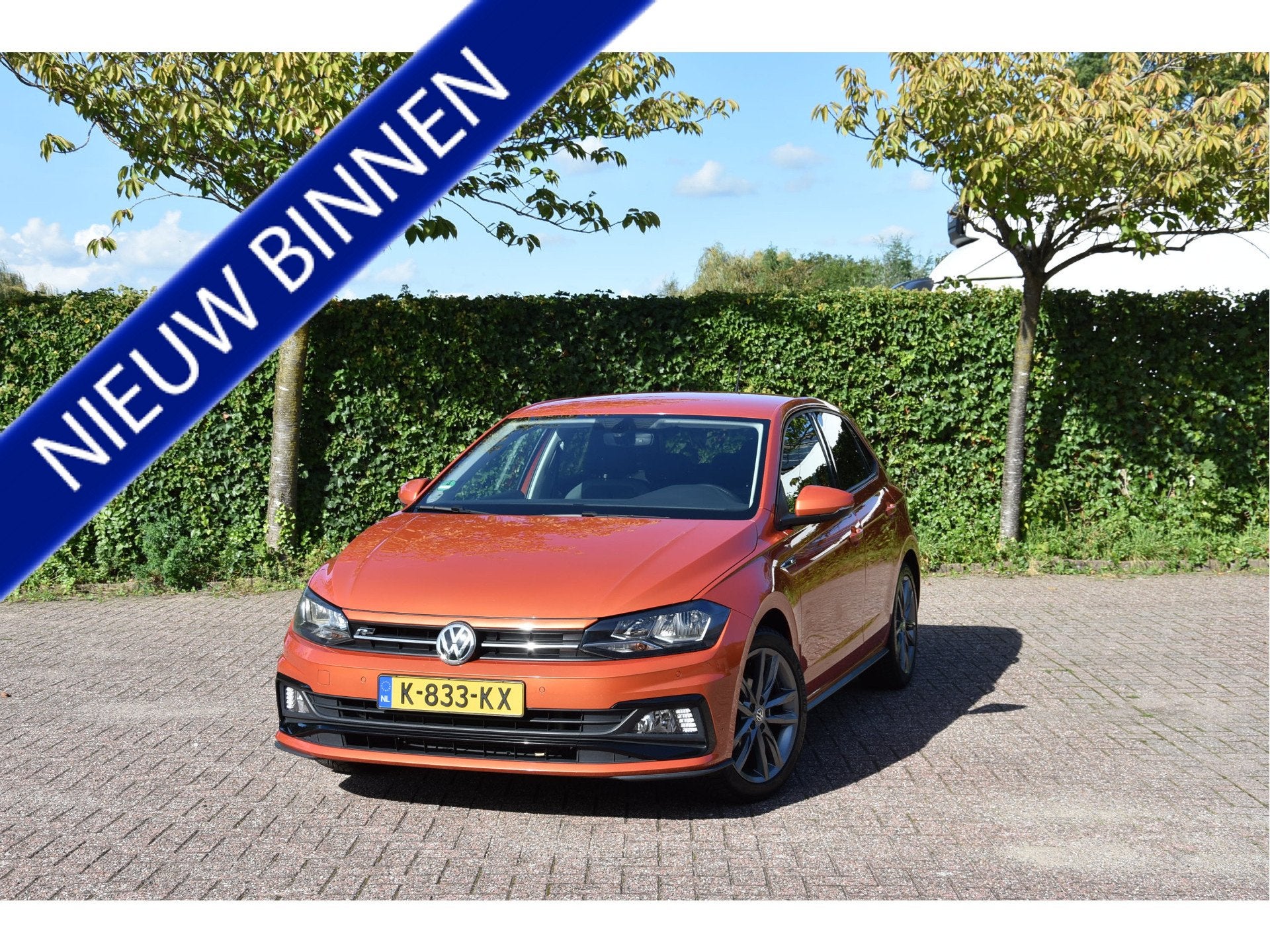 Volkswagen Polo 1.0 TSI Highline R-Line NAP PDC ECC ACC Tops, Stof, Gebruikt, Overige kleuren, Met garantie (alle)