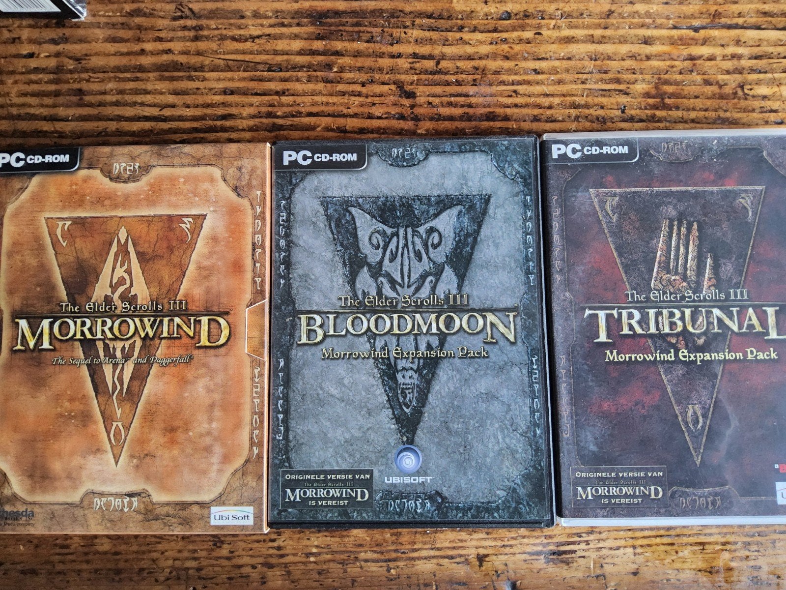 Morrowind + de 2 uitbreidingen, Gebruikt, 1 speler, Eén computer, Ophalen of Verzenden