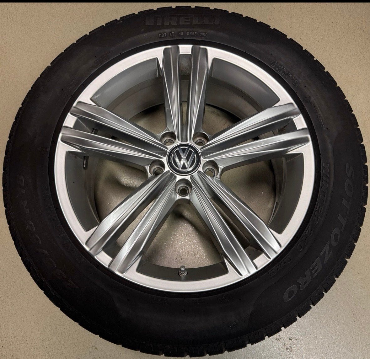 Origineel sebring velgen T-roc Tiguan 235 55 18 5x112 r line, Auto-onderdelen, Banden en Velgen, 18 inch, Velg(en), Total car expert
