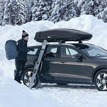 Dakkoffer huren wintersport –Thule Force M, L & XL – Helmond, Ophalen, Zo goed als nieuw