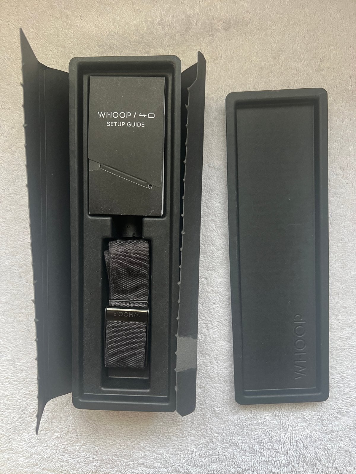 WHOOP 4.0 Activity Tracker Sensor en Oplader (zonder abo), Zwart, IOS, Ophalen of Verzenden, Zo goed als nieuw