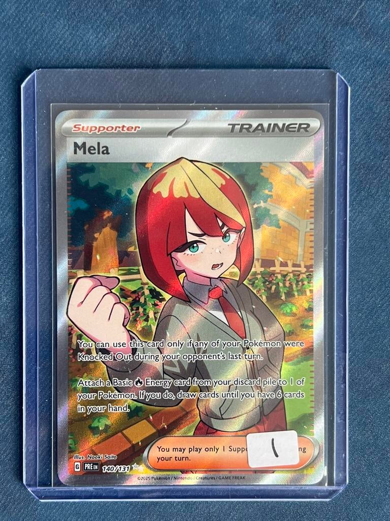 Mela 140 Prismatic Evolutions, Ophalen of Verzenden, Zo goed als nieuw