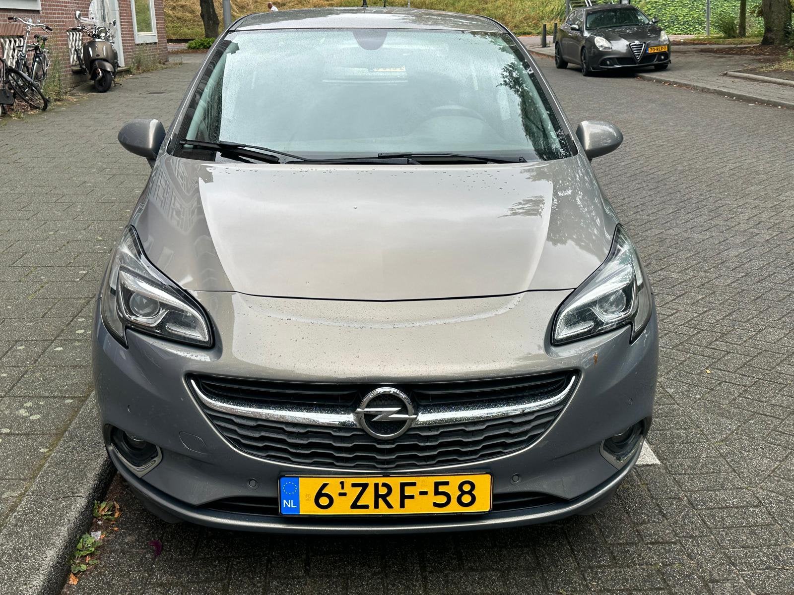 Opel Corsa 1.0T 66KW/90PK 5D 2015 Bruin, Voorwielaandrijving, Parkeersensor, Euro 6, Leder en Stof