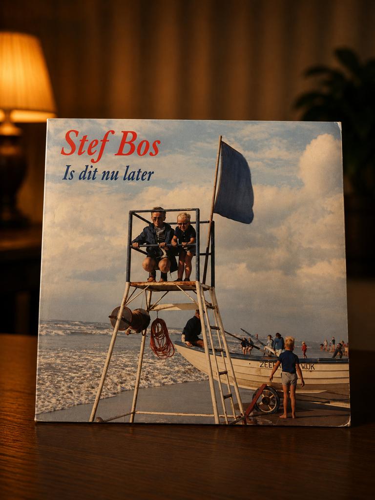 Stef Bos - Is dit nu later LP (Vinyl), Ophalen of Verzenden, Gebruikt, Overige genres