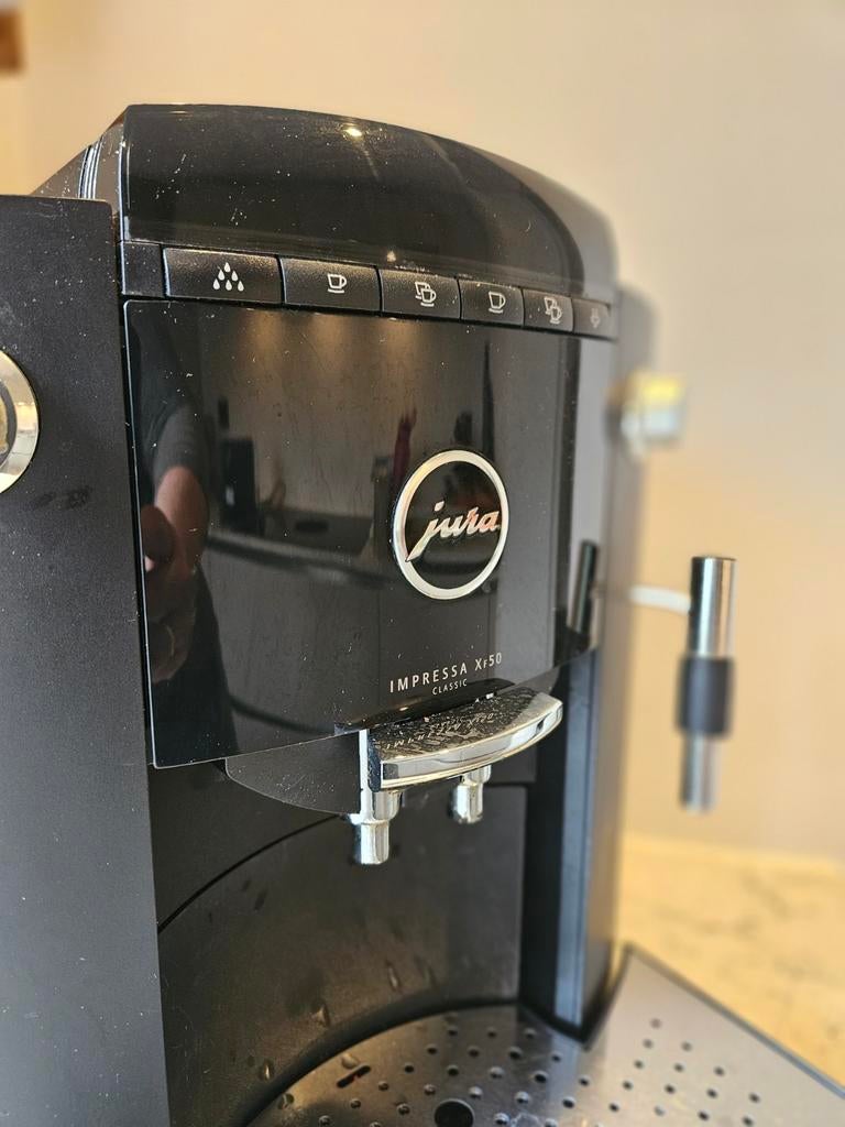 Jura Impressa XF50 Classic Koffiemachine, Witgoed en Apparatuur, Koffiezetapparaten, Ophalen, Gebruikt, 10 kopjes of meer, Koffiemachine