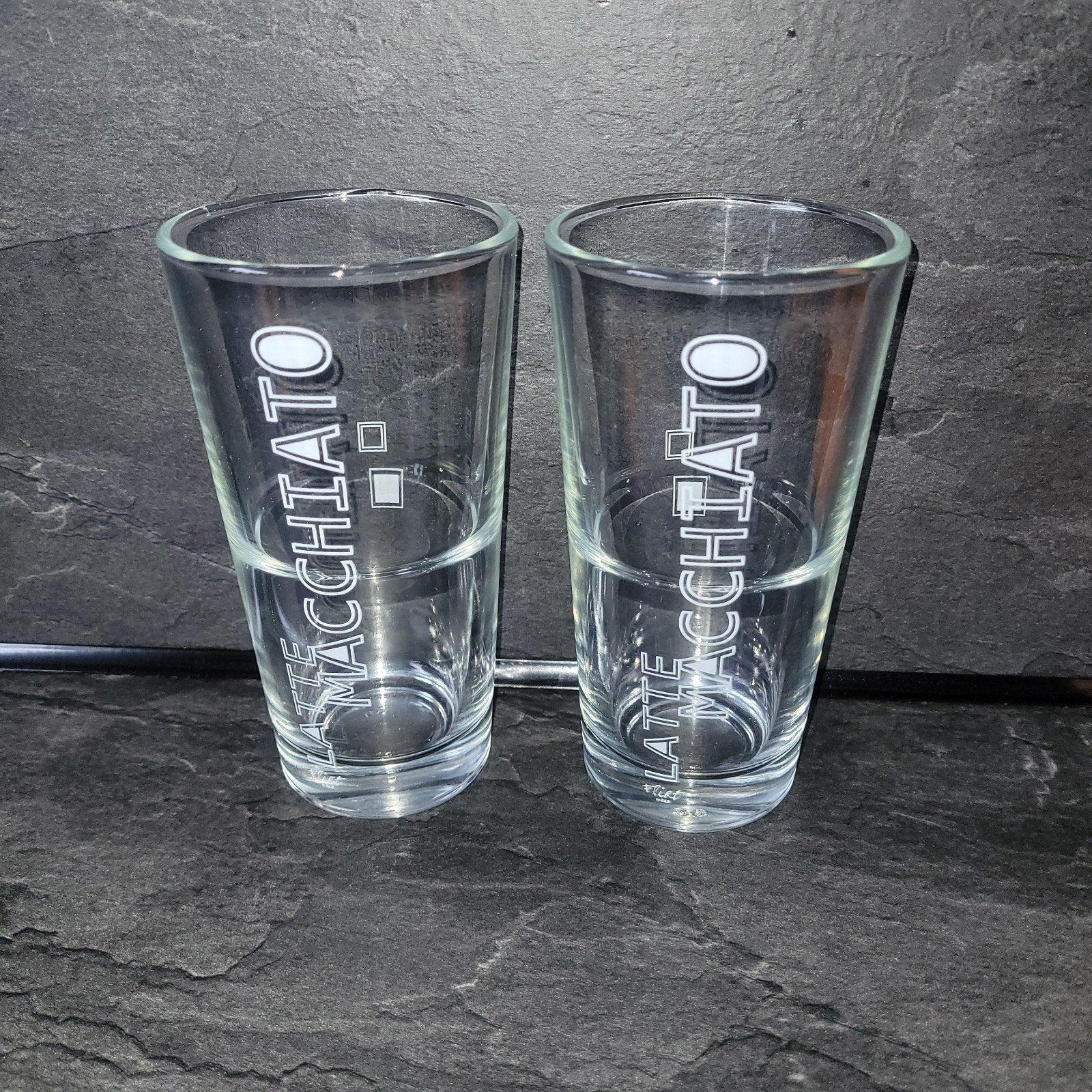 2 Latte Macchiato glazen, Ophalen of Verzenden, Overige merken, Glas, Overige typen