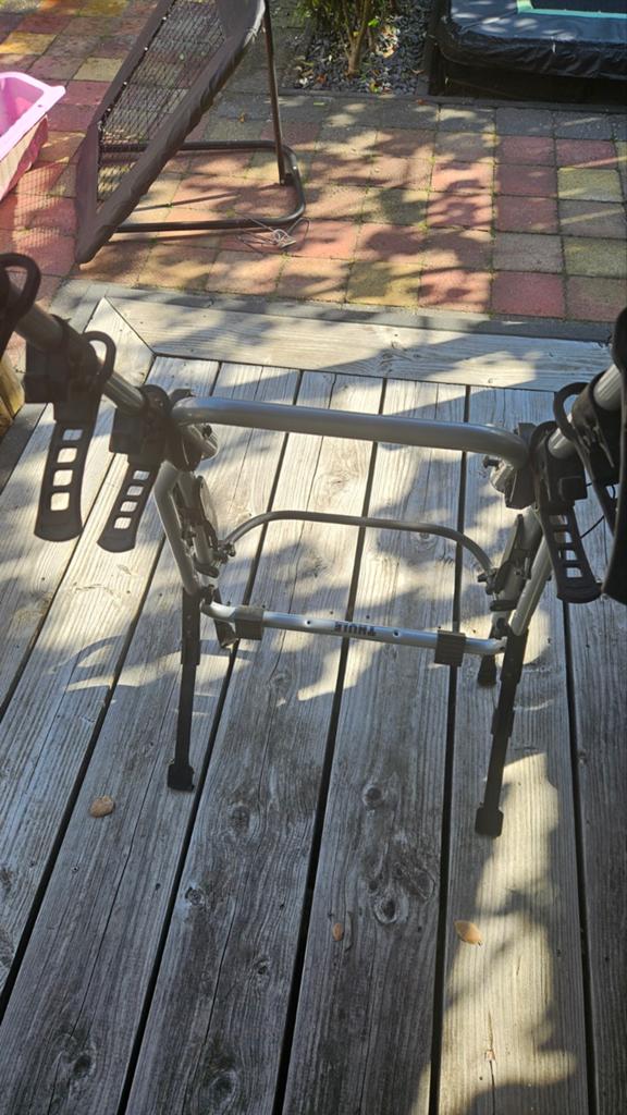 Thule Fietsendrager voor 3 fietsen - Gebruikt, 3 fietsen of meer, Gebruikt, Brede banden, Achterklepdrager