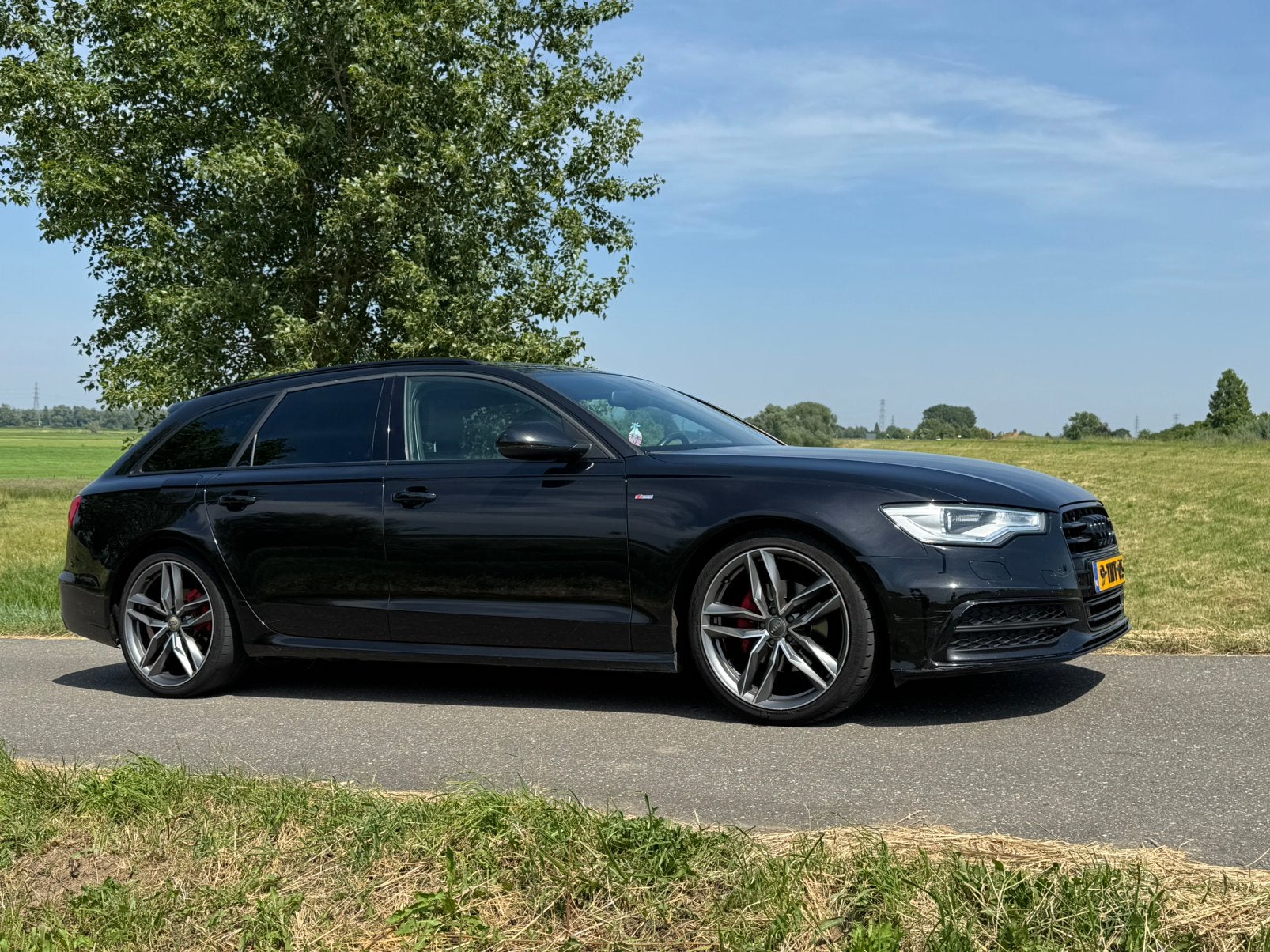 Audi A6 2.0 Tfsi Sport Edition, Auto's, Audi, Particulier, A6, Benzine, B, Stationwagon, Automaat, Origineel Nederlands, Zwart