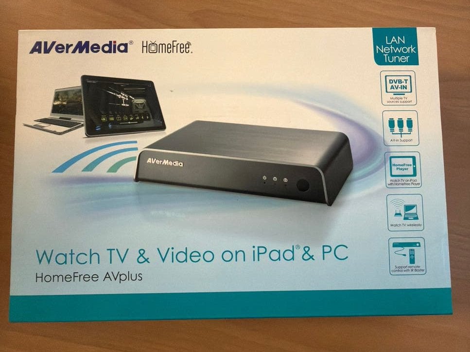 AverMedia HomeFree AVplus: TV & Video op iPad/PC, Ophalen of Verzenden, Nieuw