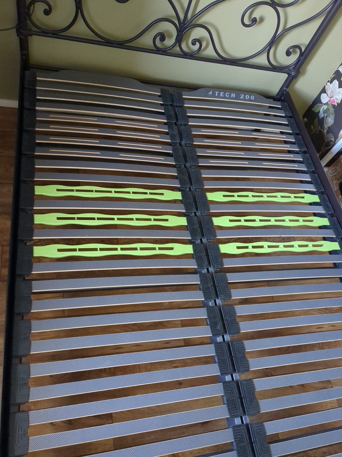 Bedbodems Tech 200 twijfelaar, Ophalen, 210 cm, 140 cm, Zo goed als nieuw