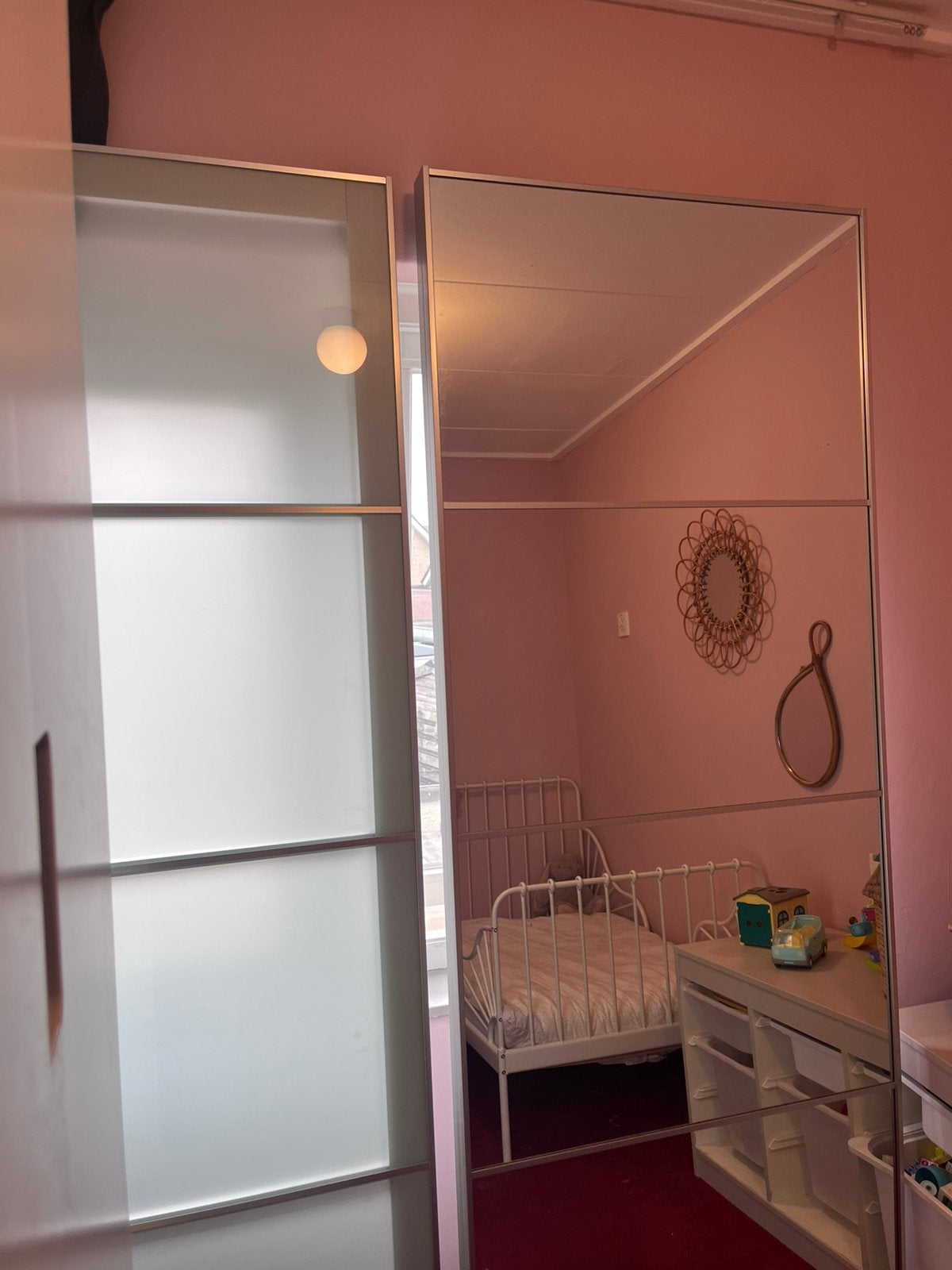 Ikea pax deuren met spiegel, Ophalen, 200 cm of meer, 50 tot 100 cm, Zo goed als nieuw