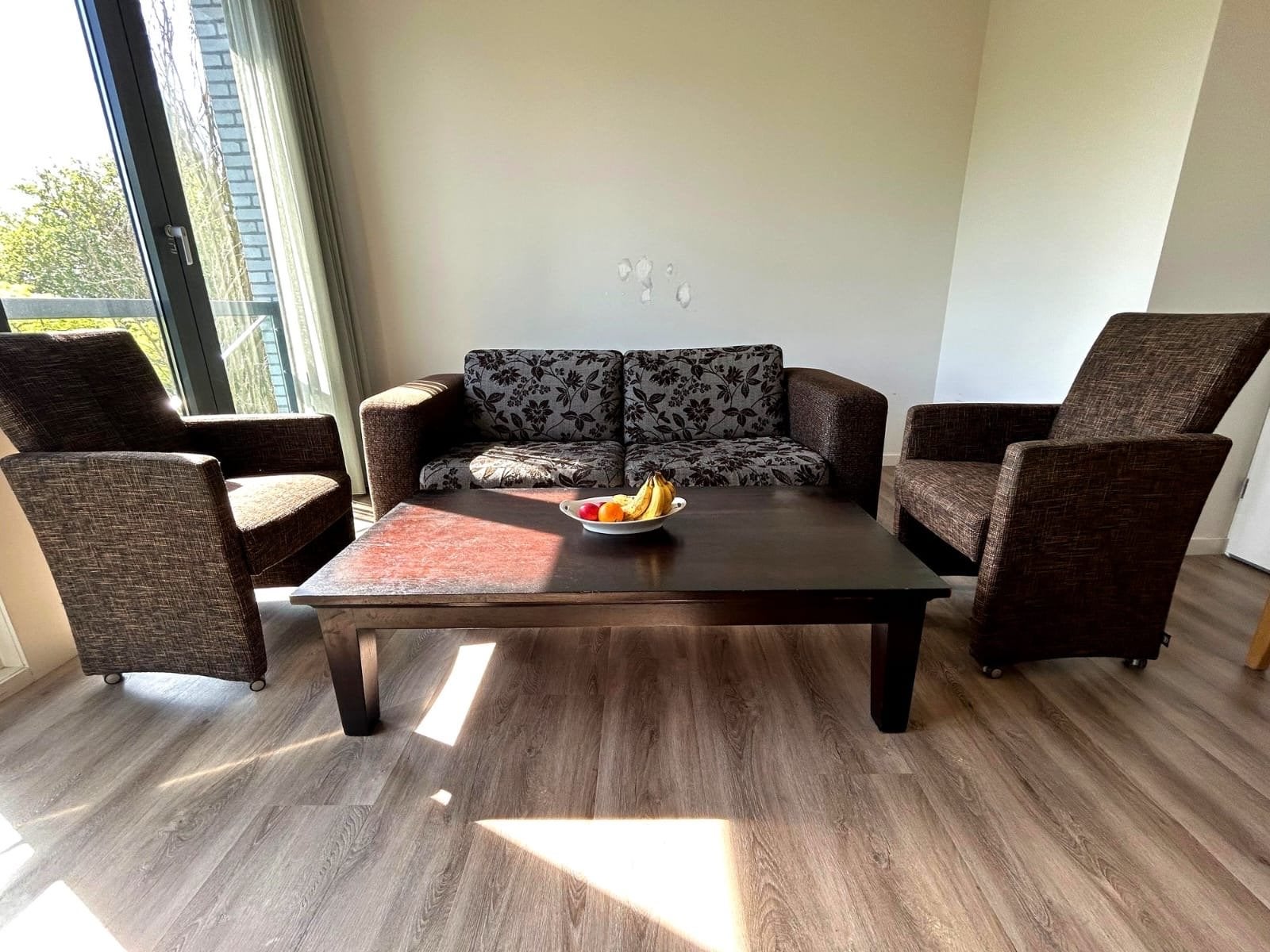 2 seater sofa, 2 arm chair and coffee table, Ophalen, Gebruikt, 150 tot 200 cm, Tweepersoons