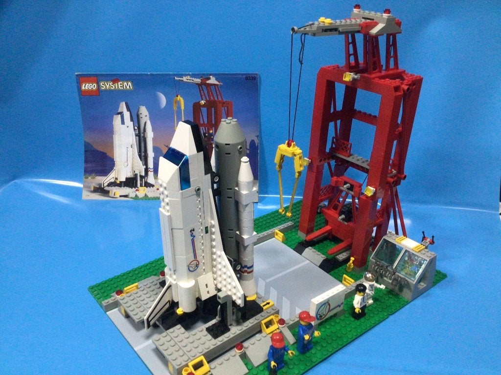 lego 6339 Shuttle Launch Pad compleet met doos, Lego, Ophalen of Verzenden, Zo goed als nieuw, Space