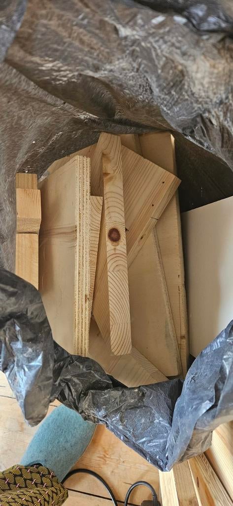 Rest Hout - Diverse Houtsoorten en Maten, Doe-het-zelf en Verbouw, Hout en Planken, Ophalen, Minder dan 25 mm, Plank, Minder dan 200 cm