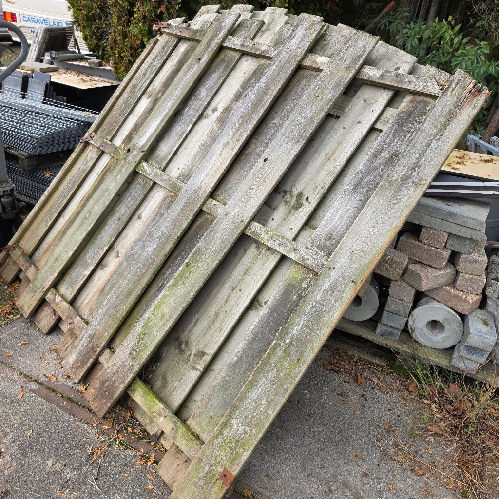 aantal geimpregneerde houten delen / planken van tuinscherm, Ophalen, Gebruikt, 200 cm of meer, 150 tot 200 cm
