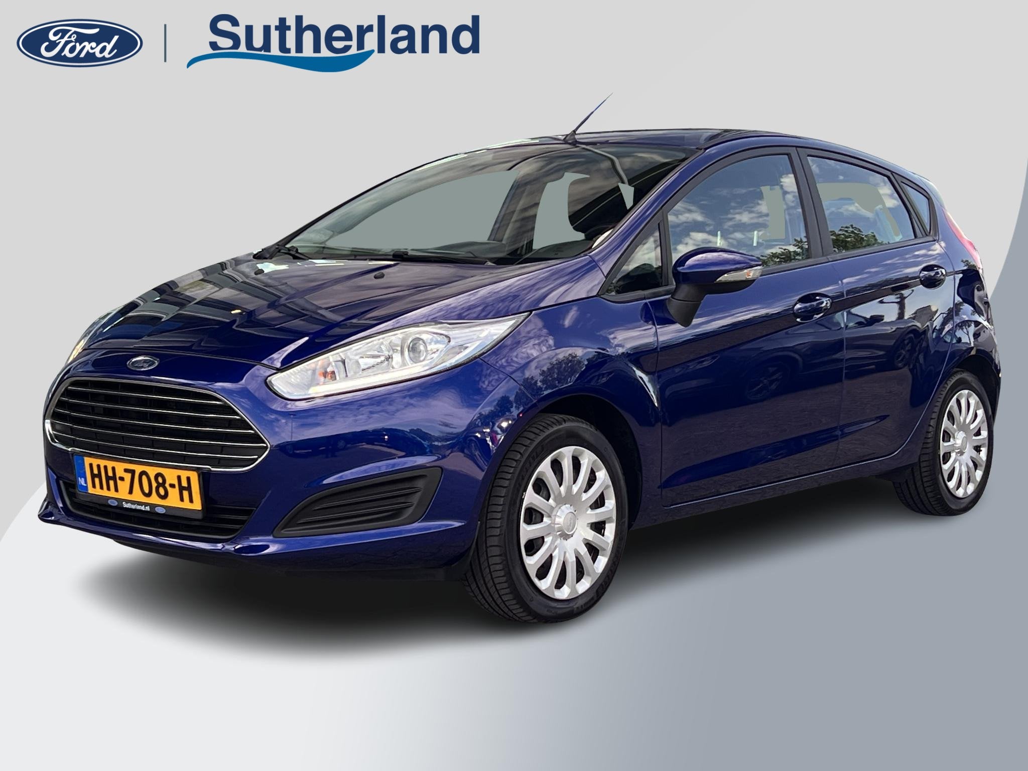 Ford Fiesta 1.0 Style | Eerste eigenaar | Airconditioning |, Auto's, Ford, Stof, 525 kg, Blauw, Start-stop-systeem
