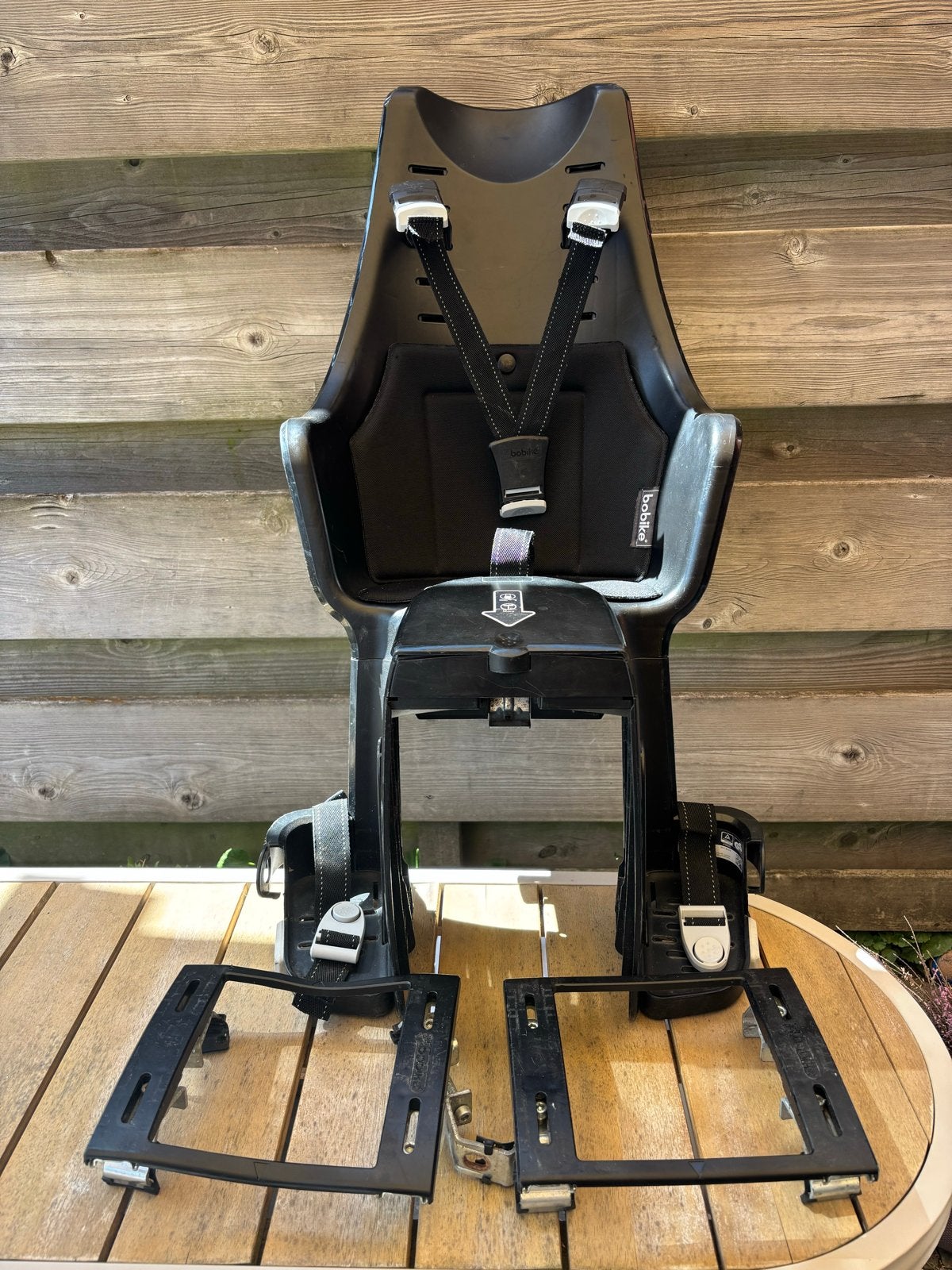 Bobike fietszitje met dubbele adapter, Ophalen, Achterzitje, 9 t/m 18 kg, Gebruikt