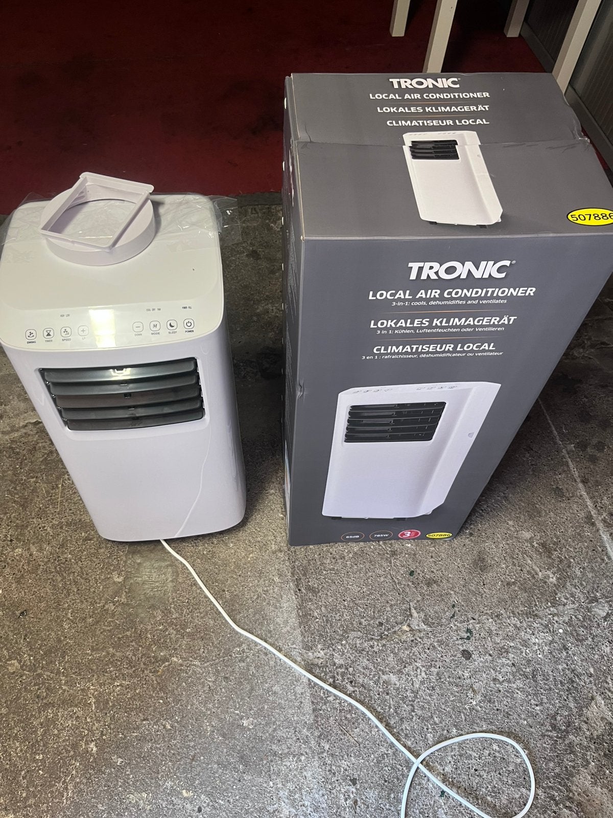 Tronic  3 in 1 koelen, ontvochtigen en ventileren., Witgoed en Apparatuur, Ophalen, Minder dan 60 m³, Ventileren, 3 snelheden of meer